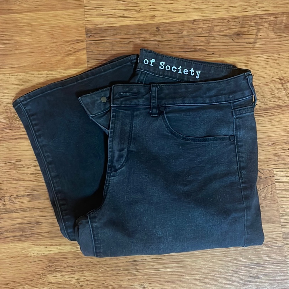 Articles of Society Faded Black Flare Jeans - Size 29